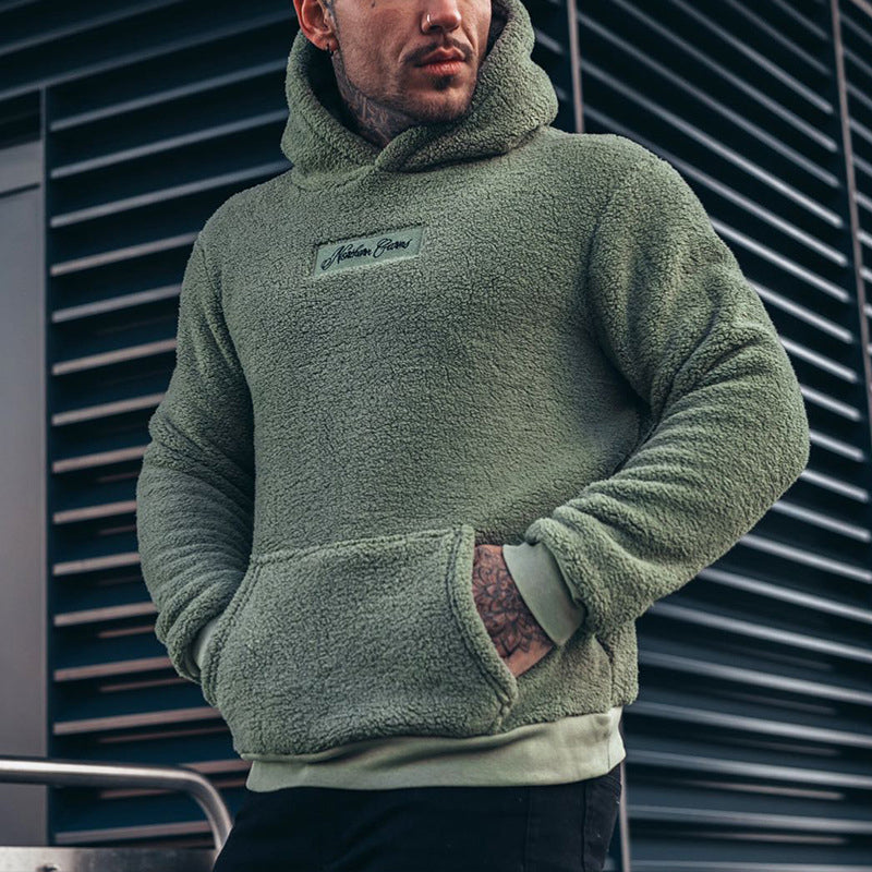 Maxime – Felpa con cappuccio in pile da uomo ideale per le giornate fredde