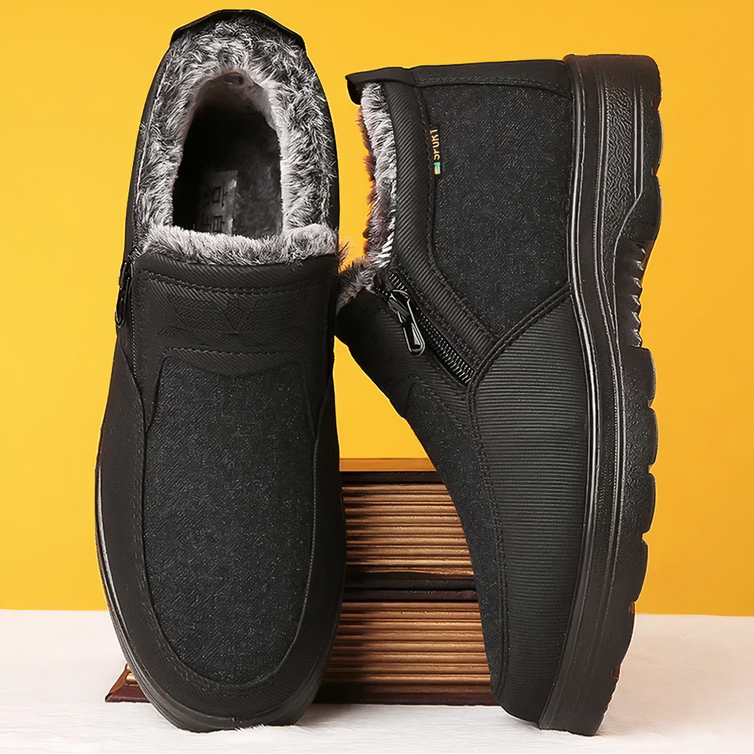 Chaussures d'Hiver Orthopédiques pour Hommes - Édition Magie de l'Hiver Arctic Pro