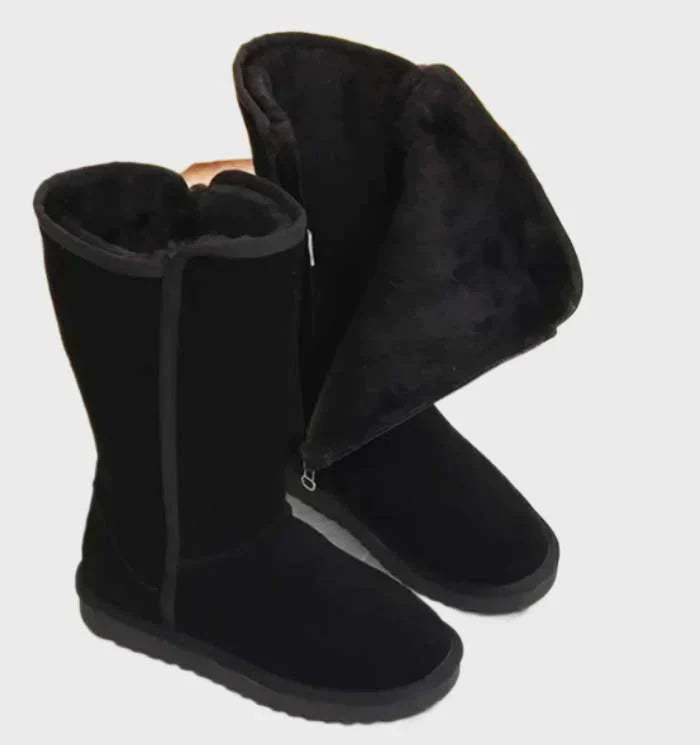 Bottes d'Hiver en Peau de Mouton pour Femmes - Modèle Sofia