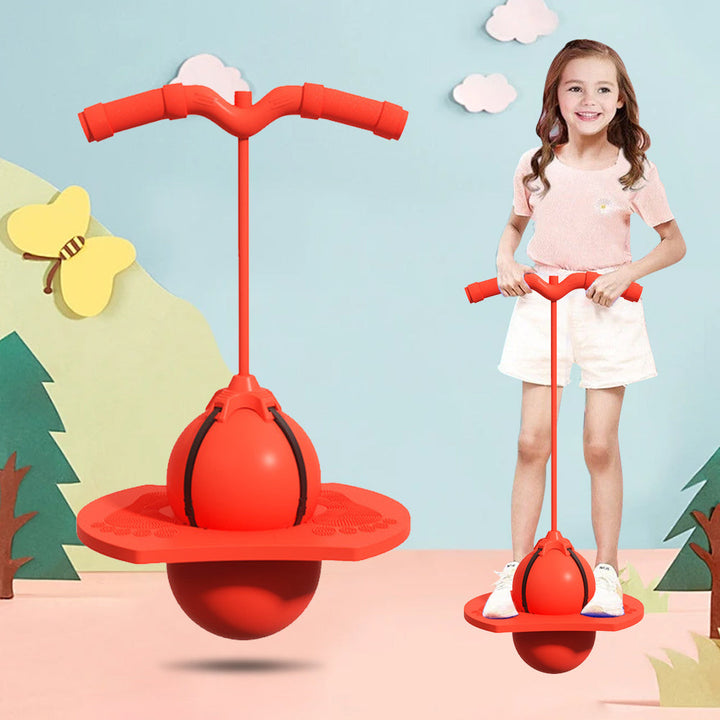 Bâton sauteur équilibrant pour enfants - BounceBuddy : Jouet de plein air idéal