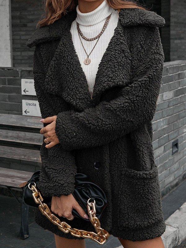 Laurine – Modern and warm coat for women, elegant for winter