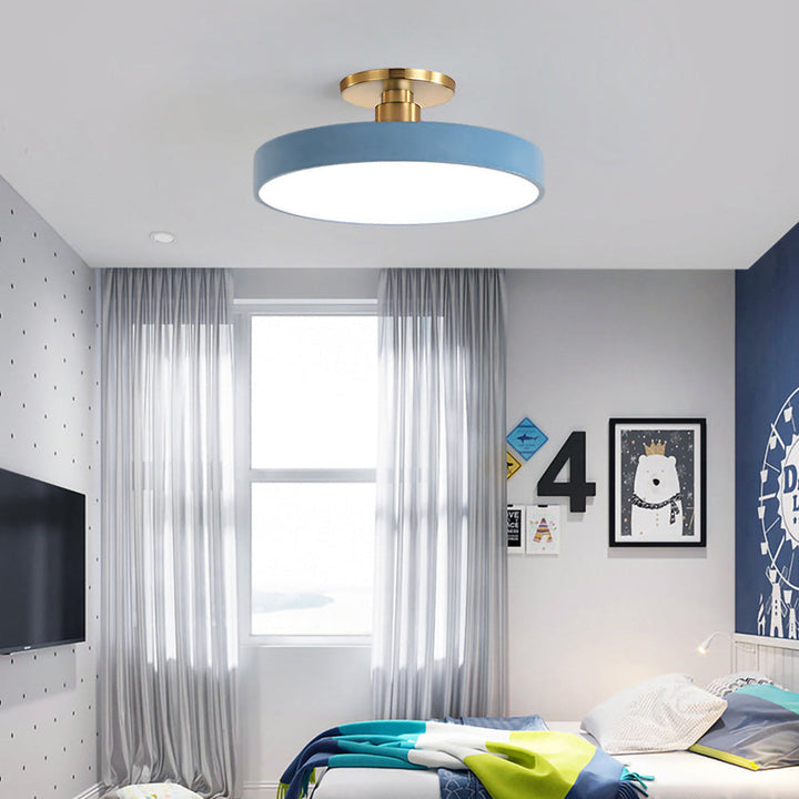 Plafonnier LED Circolare Moderno – Design Semi-Interrato