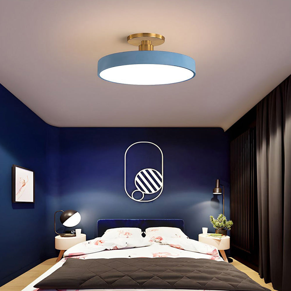 Plafonnier LED Circolare Moderno – Design Semi-Interrato