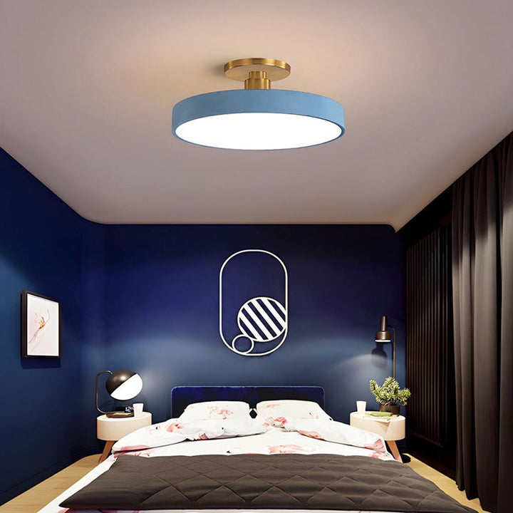 Plafonnier LED Circolare Moderno – Design Semi-Interrato