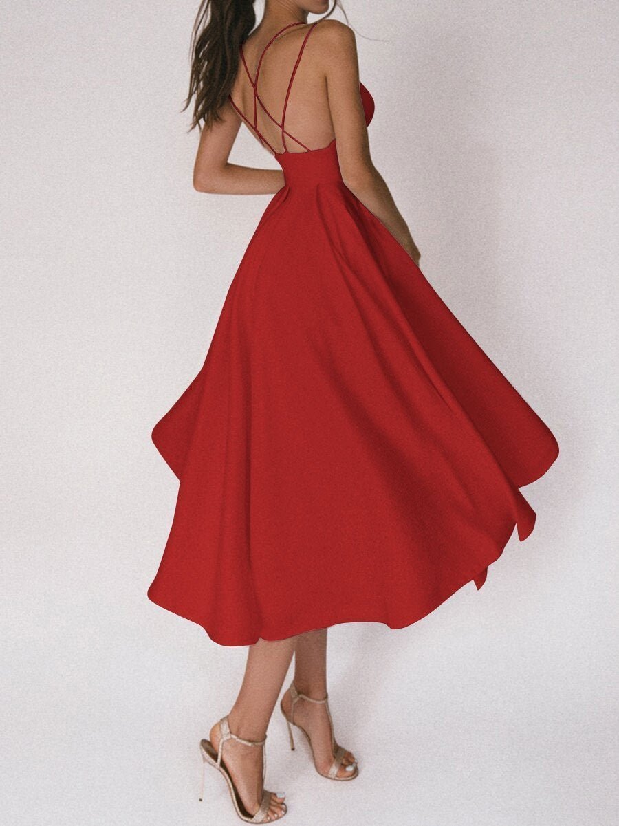 Robe Évasée Dos Nu - Élégance et Confort