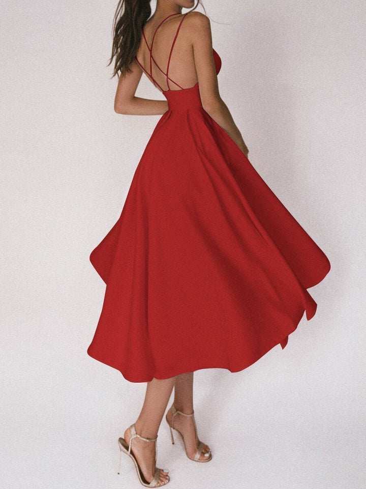 Robe Évasée Dos Nu - Élégance et Confort