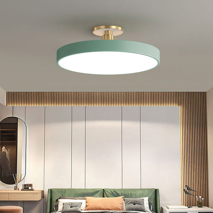 Plafonnier LED Circolare Moderno – Design Semi-Interrato