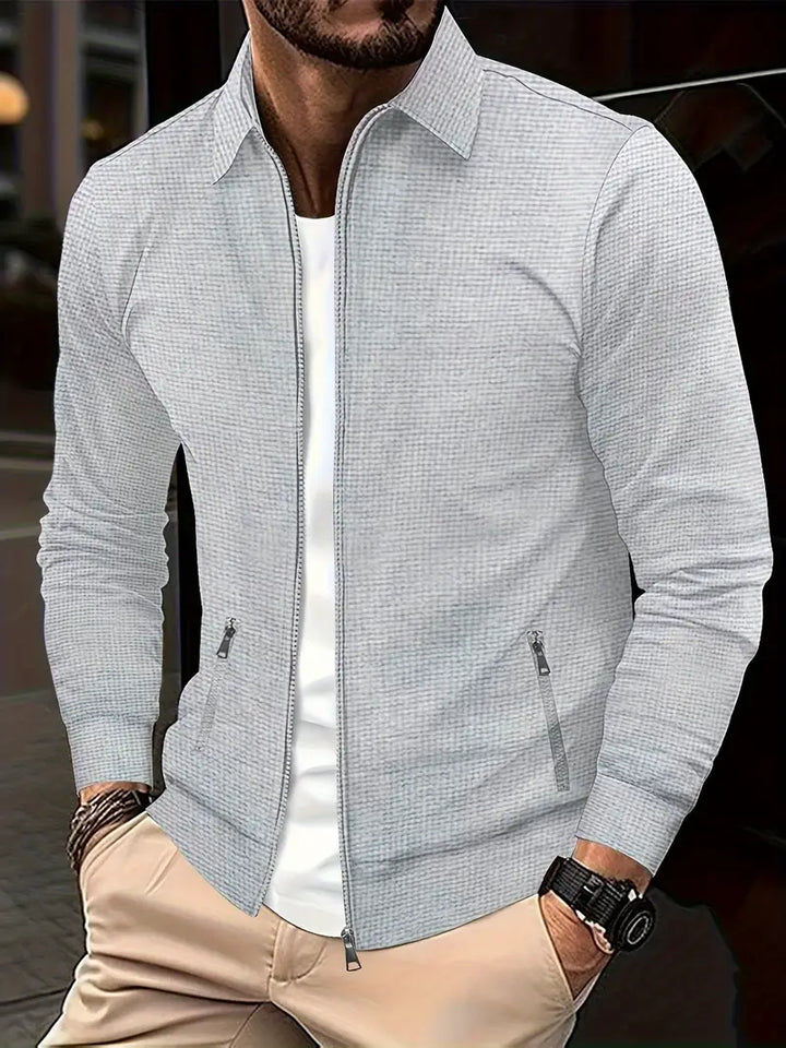 Surchemise Dutton pour Homme – Élégance Décontractée avec Fermeture Éclair