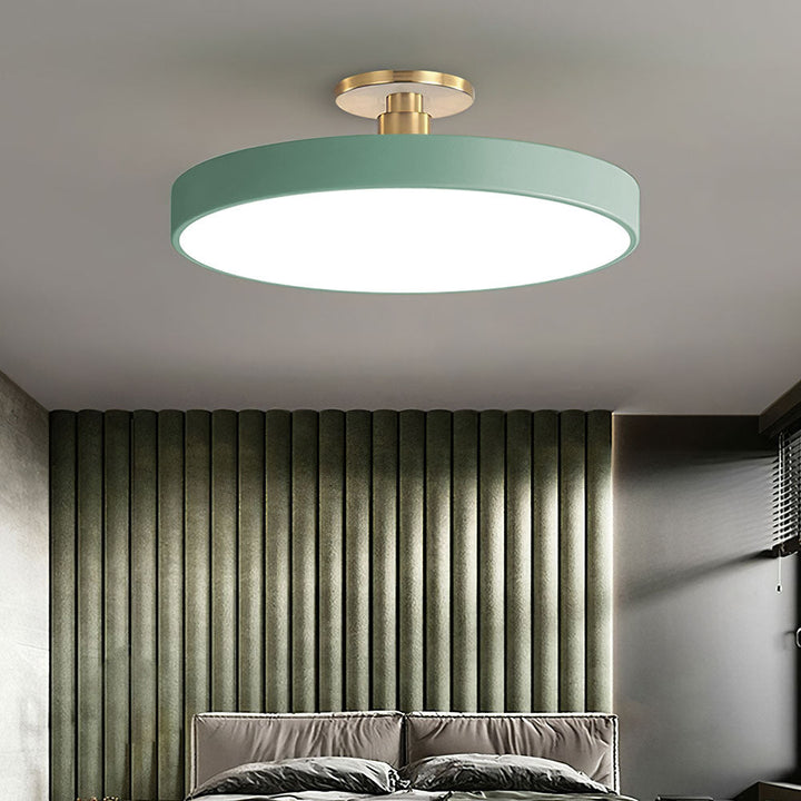 Plafonnier LED Circolare Moderno – Design Semi-Interrato