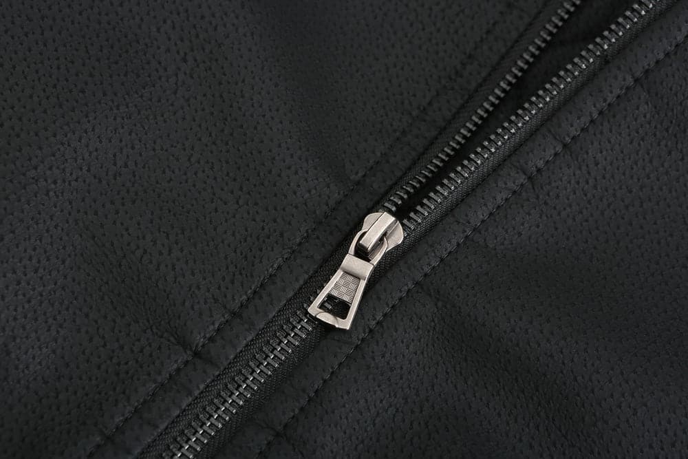 Liam - Veste en cuir classique à capuche