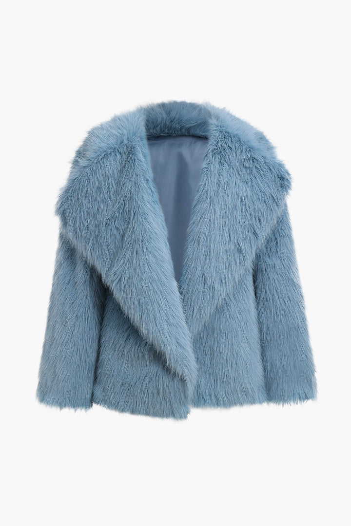 Manteau en fausse fourrure