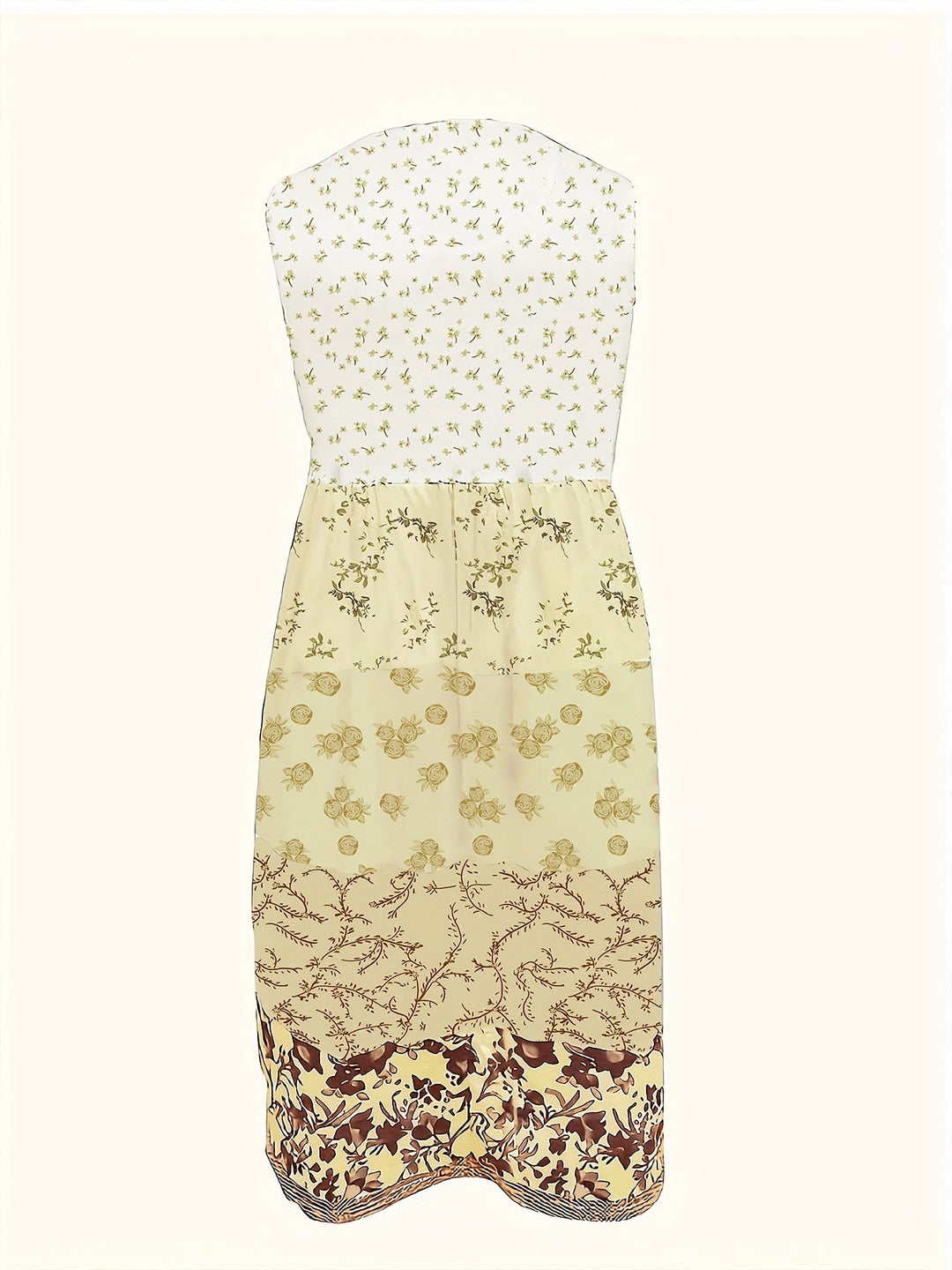 Robe débardeur à imprimé floral - Idéale pour le printemps et l'été
