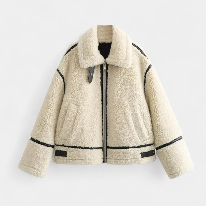 Curie Paris | Veste Teddy pour femme en fausse fourrure
