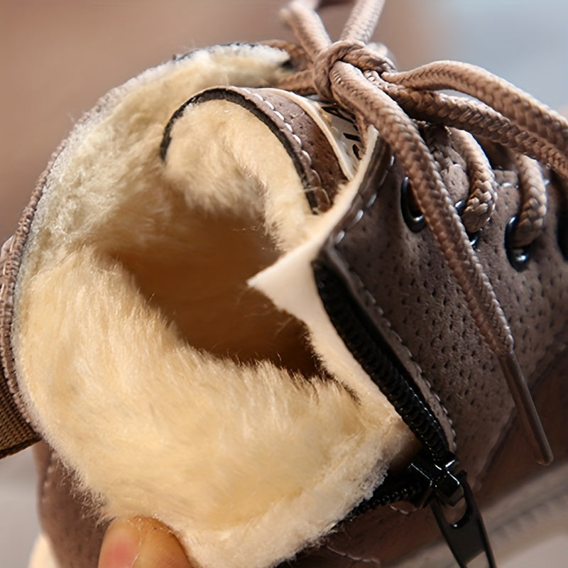Luca – Bottines d'extérieur pour garçons avec doublure en polaire