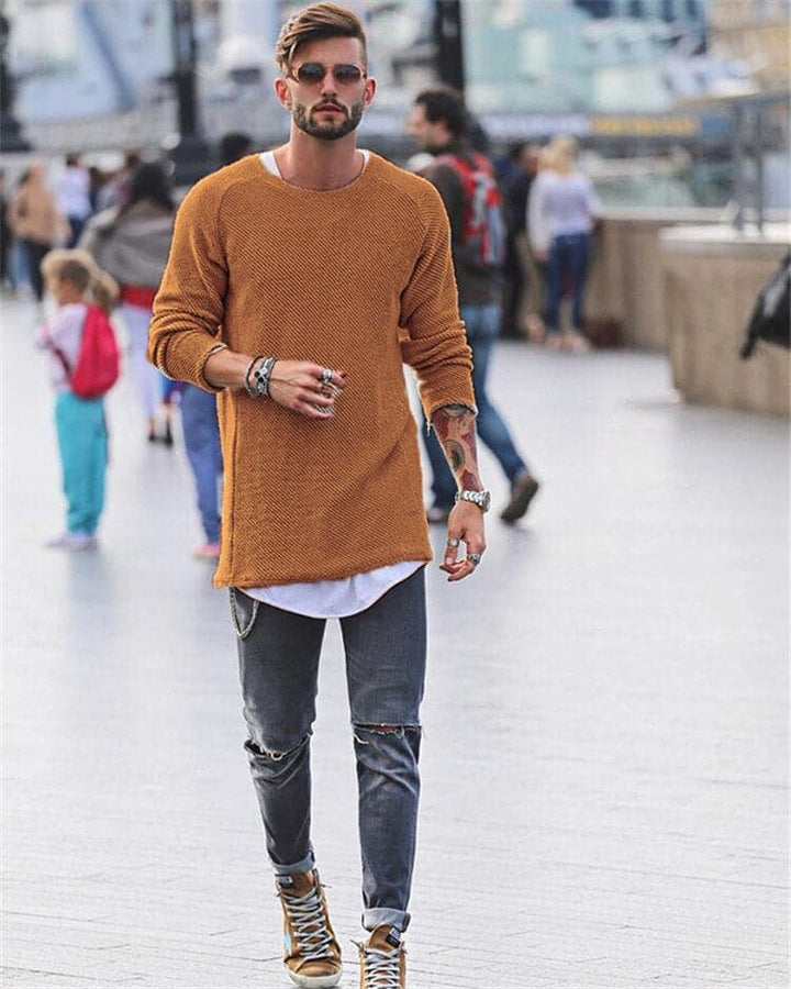 Helge - Pull tricoté à la mode pour homme