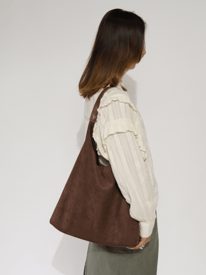 Sac à main en daim pour tous les jours.