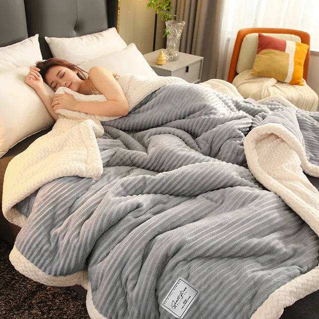 Luxury Winter Fleece Blanket - Cozy Winter Dream