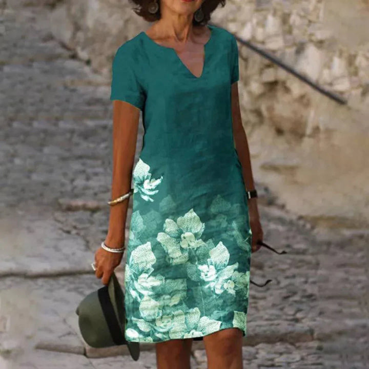 Women's Floral Print Summer Dress | Mini
