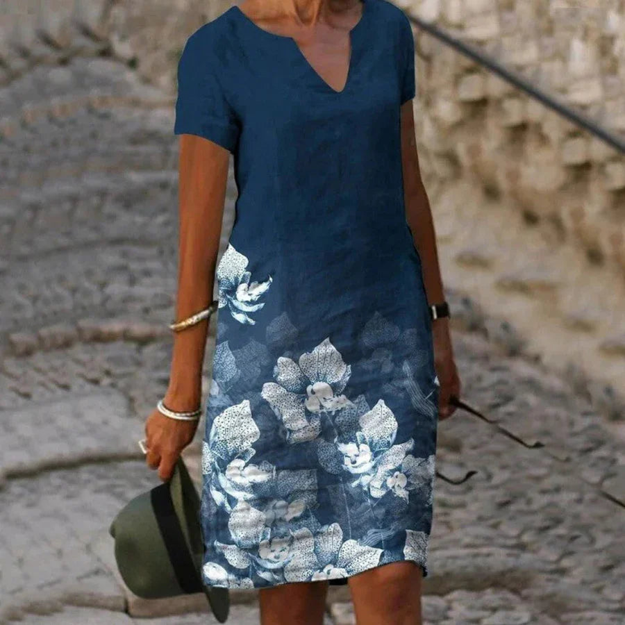 Women's Floral Print Summer Dress | Mini