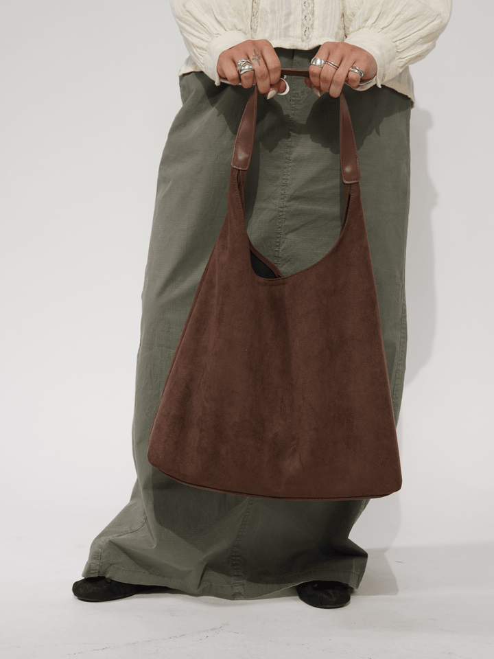 Sac à main en daim pour tous les jours.