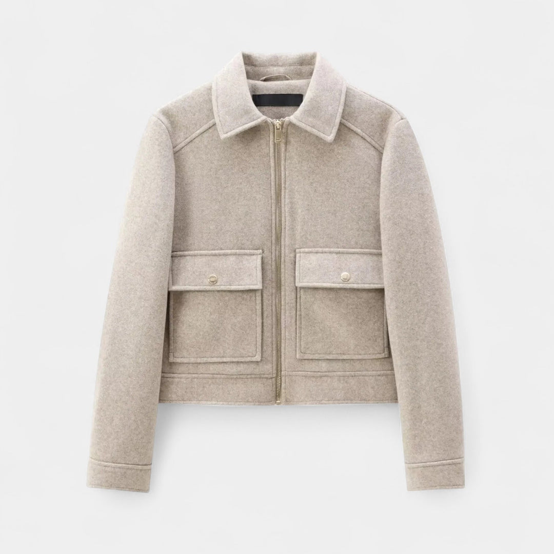 Curie Paris | Veste courte pour femmes en mélange de laine