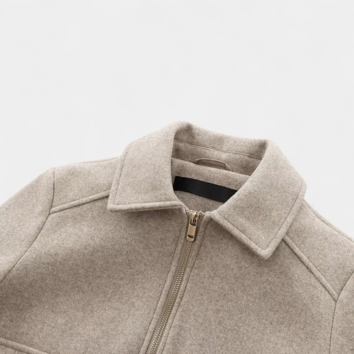 Curie Paris | Veste courte pour femmes en mélange de laine