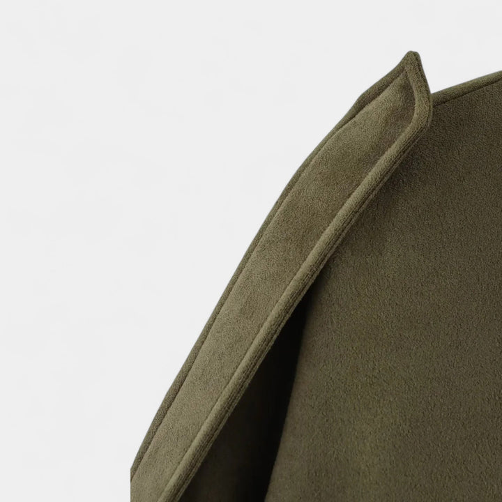 Curie Paris | Veste pour femme d'inspiration militaire en simili-suède