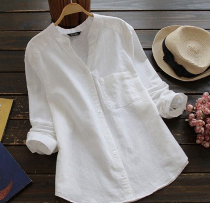Sofia | Camicia da tempo libero in lino e cotone