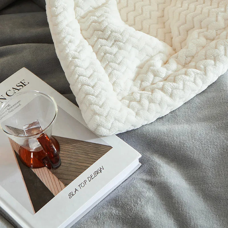 Luxury Winter Fleece Blanket - Cozy Winter Dream