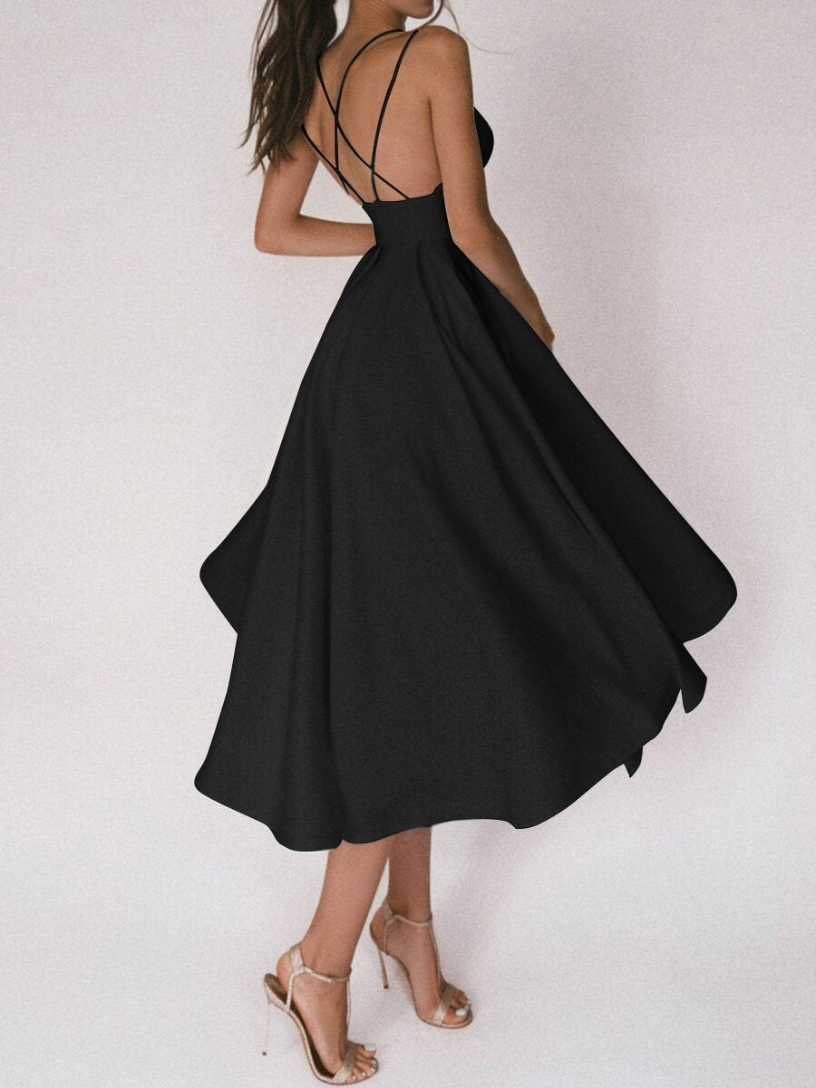 Robe Évasée Dos Nu - Élégance et Confort