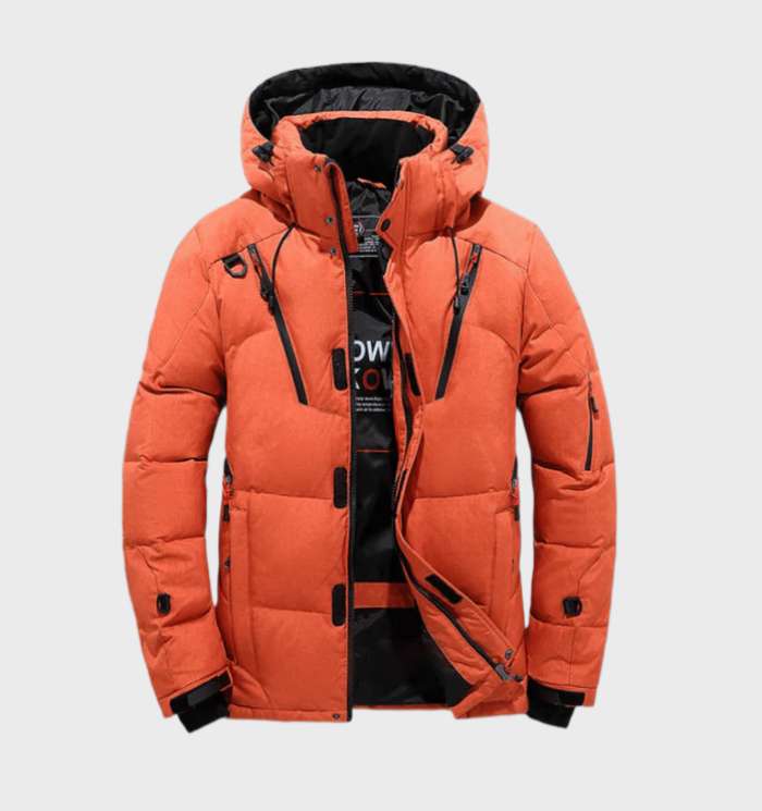 Pénélope - Parka d'hiver épaissement doublée, imperméable et coupe-vent avec doublure en polaire