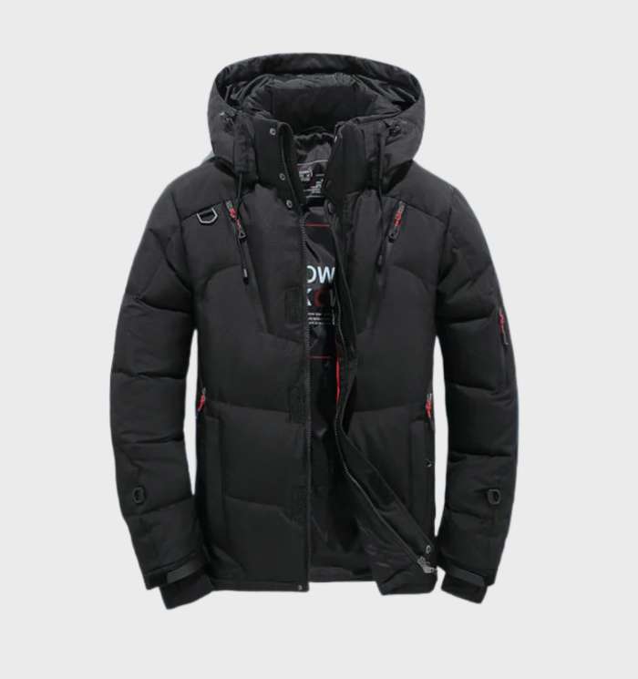 Pénélope - Parka d'hiver épaissement doublée, imperméable et coupe-vent avec doublure en polaire
