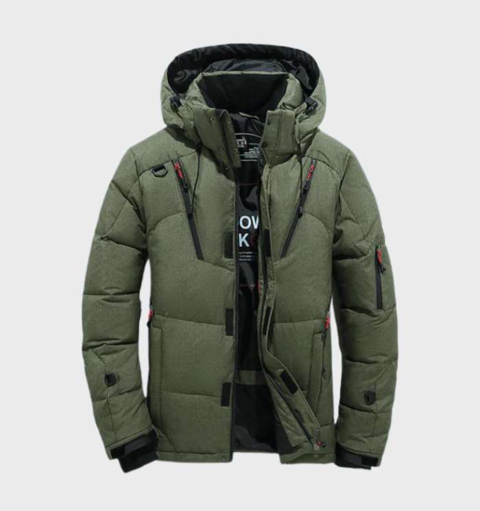 Pénélope - Parka d'hiver épaissement doublée, imperméable et coupe-vent avec doublure en polaire