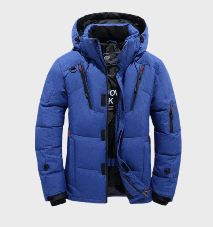 Pénélope - Parka d'hiver épaissement doublée, imperméable et coupe-vent avec doublure en polaire