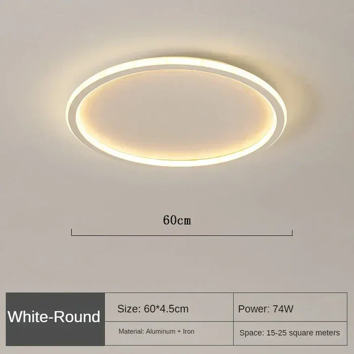 Plafoniera Rotonda Scandinava - AuroraSphere | Illuminazione Design Scandinavo per Interni Moderni
