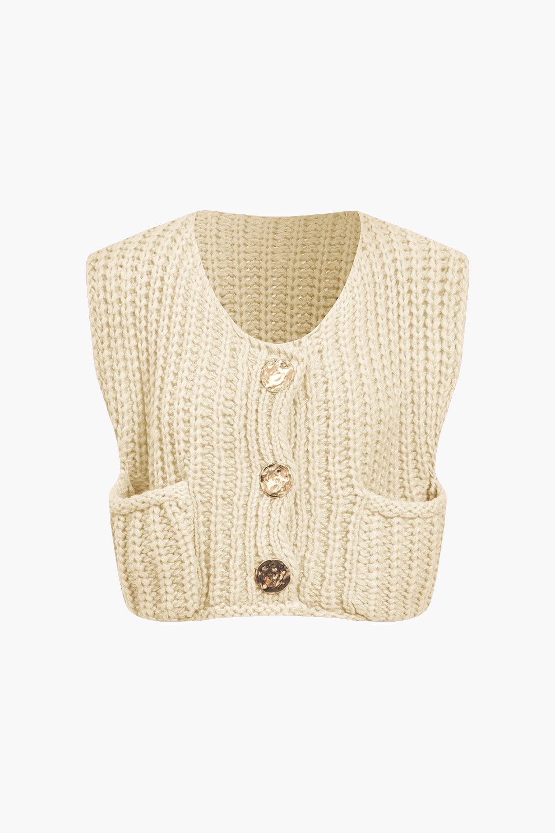 Gilet Boutonné en Tricot Décontracté - Style Élégant et Confortable