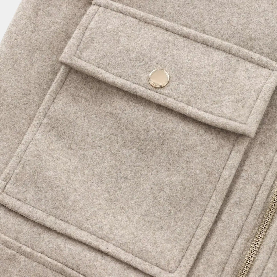 Curie Paris | Veste courte pour femmes en mélange de laine