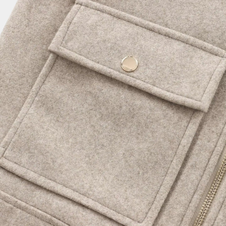 Curie Paris | Veste courte pour femmes en mélange de laine