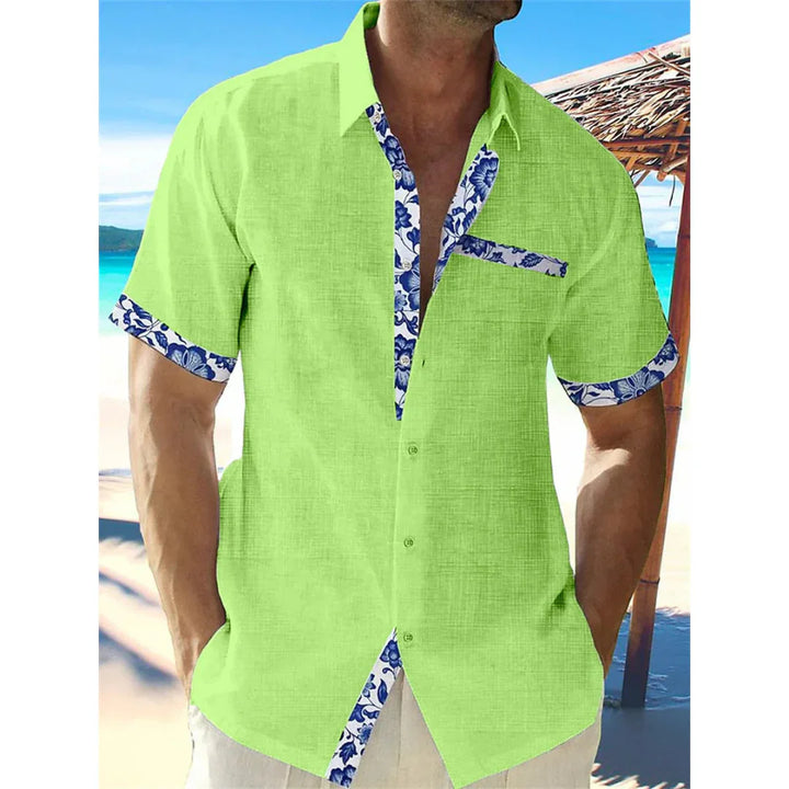 Casual Button-Down Shirt for Men | Short Sleeves