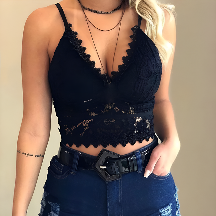 Sexy Sommer-Haut-Camisole für Frauen | Spitze