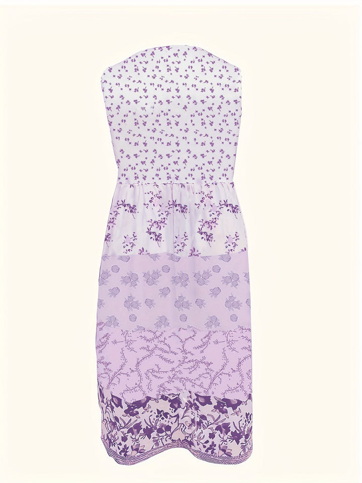 Robe débardeur à imprimé floral - Idéale pour le printemps et l'été