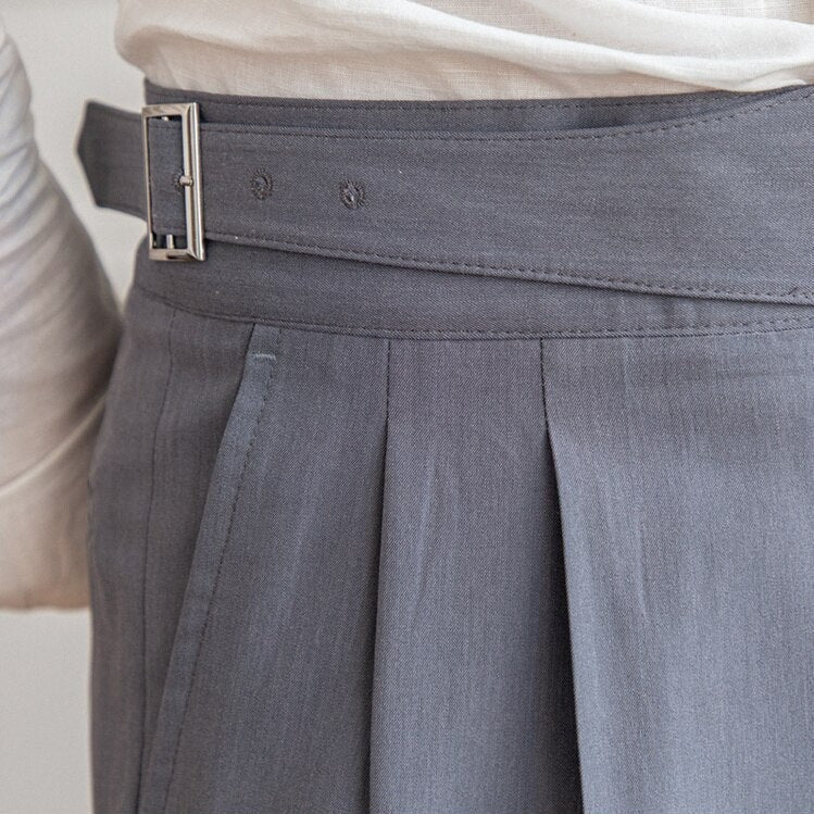 Epikouros | Pantaloni alla moda con fibbia per uomo