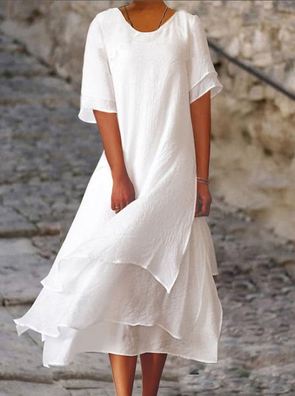 Vestito sovrapposto elegante e chic