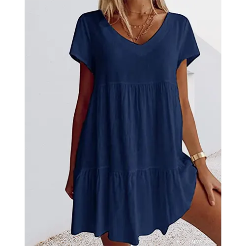 Sommerkleid A-Linie Gemütlich für Damen | Mini