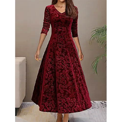 Elegantes Hochzeitsgastkleid für Damen | Midi