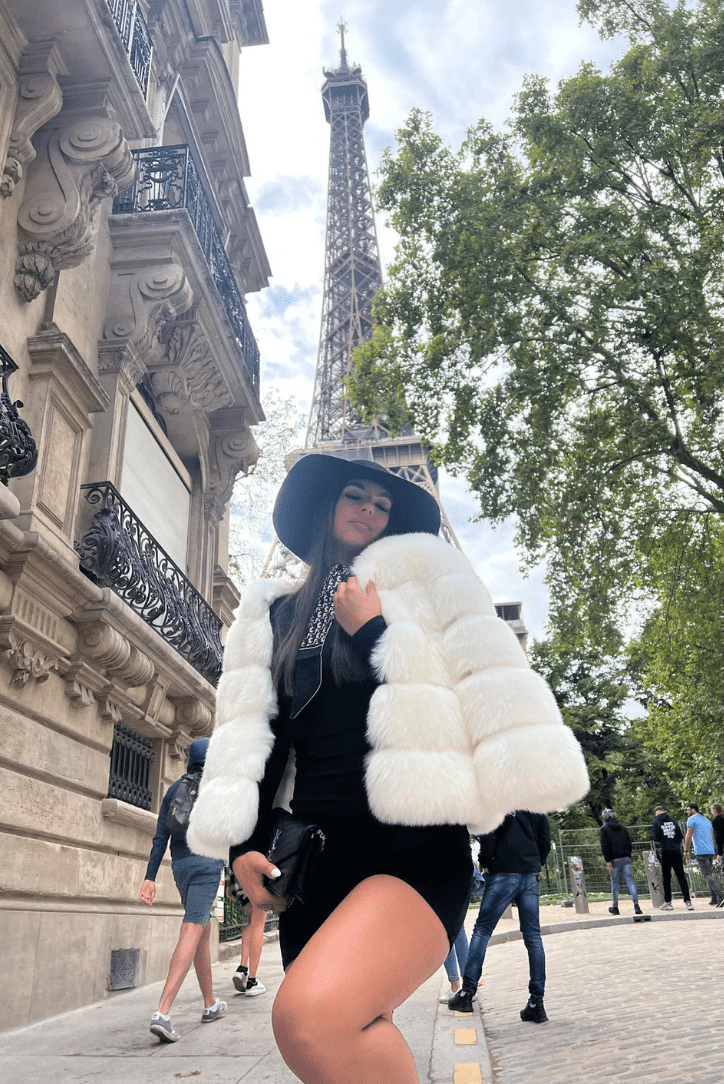 Tarynna - Veste en peluche synthétique confortable