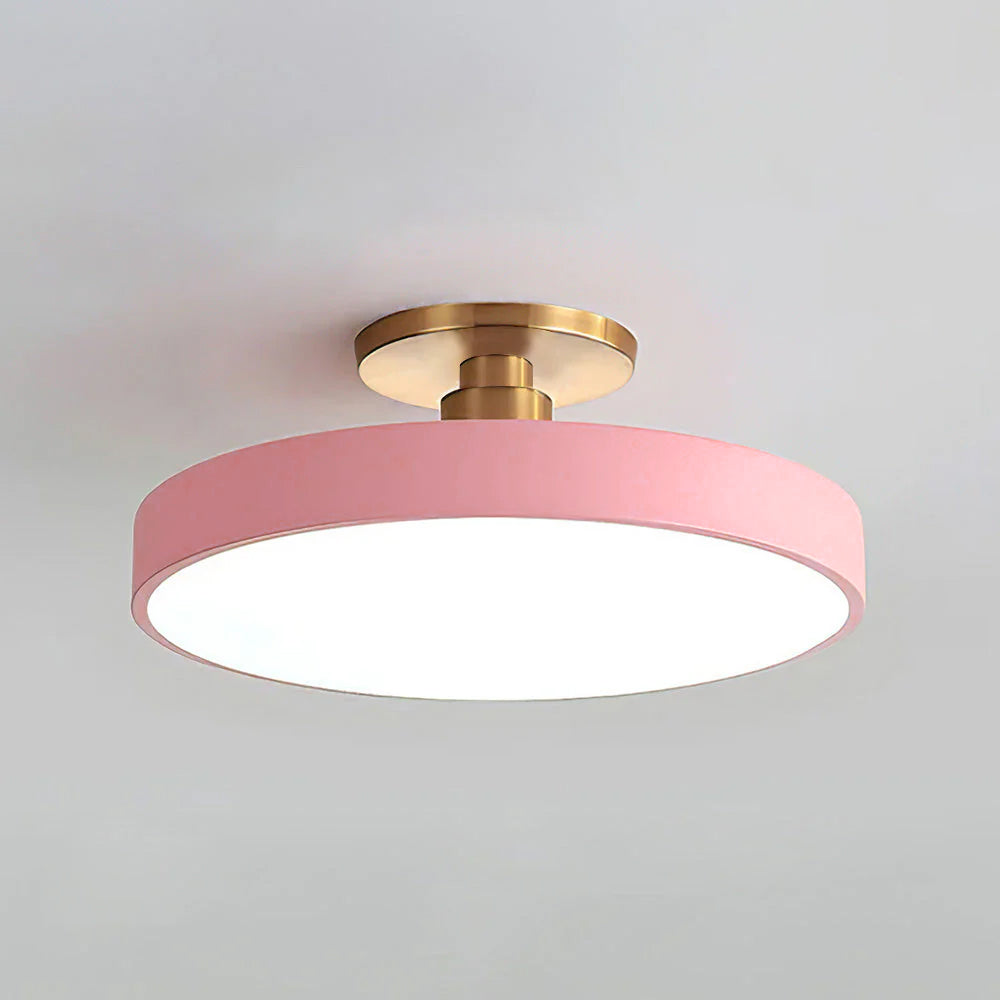 Plafonnier LED Circolare Moderno – Design Semi-Interrato