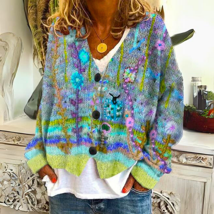 Cardigan Chic aus Mohair-Mischung – Eleganz und Komfort für kühle Sommerabende
