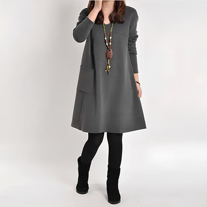 Shiloh | Robe vintage à manches longues pour femmes