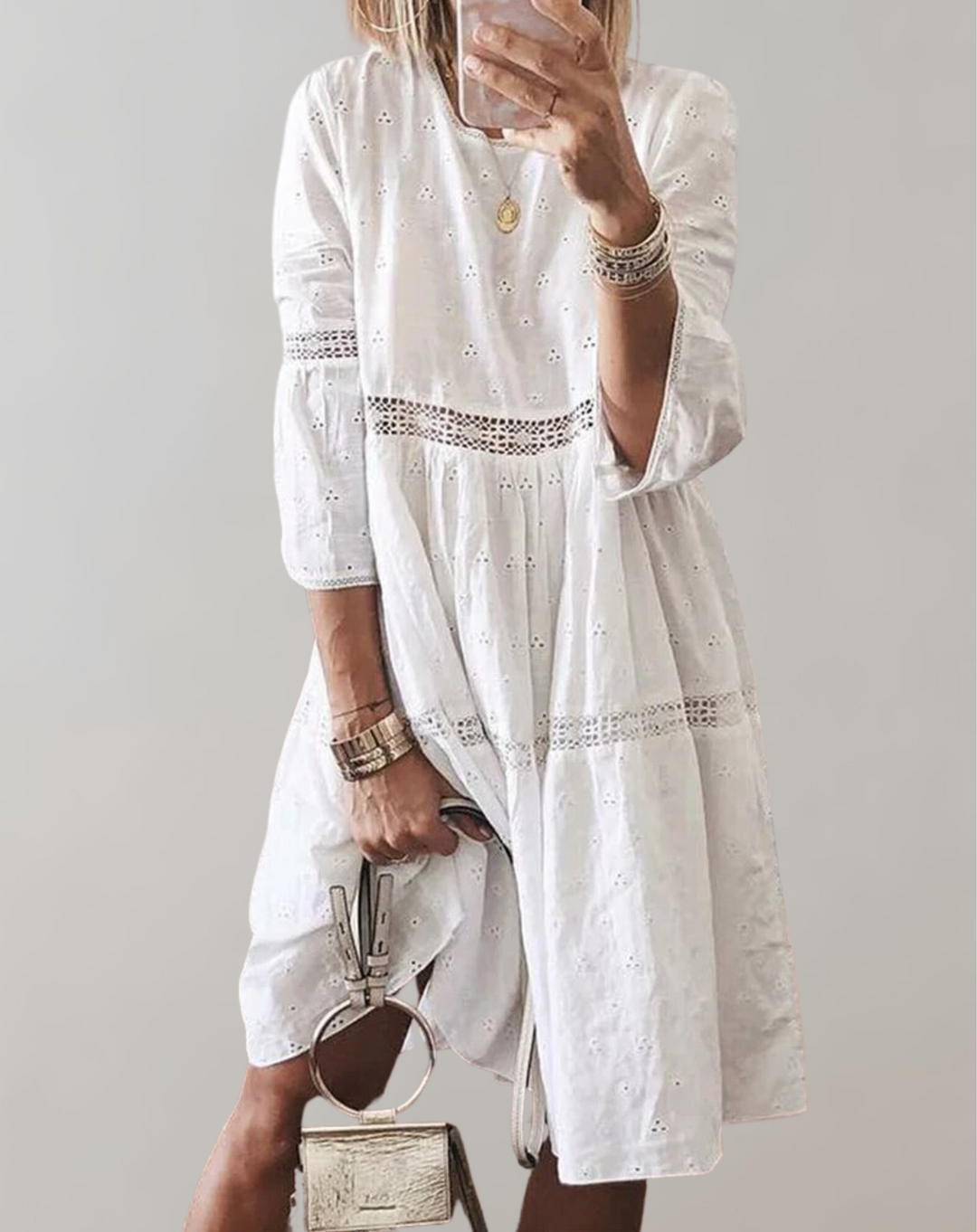 Kath | Vestito elegante ricamato